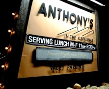 Anthony’s In the Catalinas